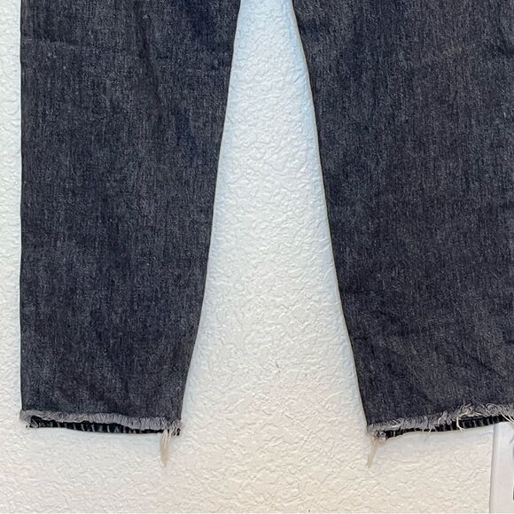 Hidden Zoey Mom Tapered Distressed Jeans in Gray size 28 - Picture 10 of 12